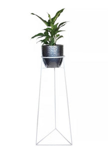 Portaplanta Triangular 60cms blanco